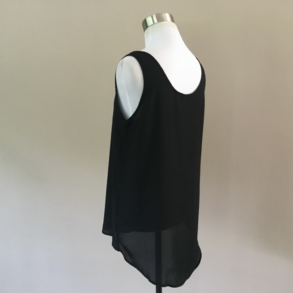 Black Pullover Small Asymmetrical Active Usa - image 5